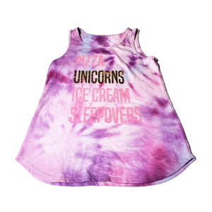 Tie dye graphic tank XL